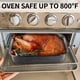 thumbnail image 3 of QPMR Bandeja para Asar con Rejilla, Asadera Rectangular de Granito de 21”, Capacidad para 11 kg, Olla Grande para Hornear Pavo con Tapa Versátil, 3 of 7