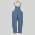 thumbnail image 7 of Plus Size Women's Casual Jumpsuit with Pockets Sleeveless Baggy Overall for Comfortable Everyday Wear Stylish Playsuit Pants, 7 of 7