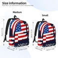 thumbnail image 3 of Yiaed Memorial Day Print Backpack, Premium Laptop Backpack, Travel Backpack for Women, Lightweight Backpacks, Comfortable Back Pack-Small, 3 of 7