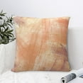 thumbnail image 6 of YFYANG Square Decorative Throw Pillow Case (Without Pillow Insert), Orange Vintage Texture Bedroom Sofa Car Cushion Cover, 12"x12", 6 of 9