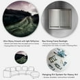 thumbnail image 5 of Designart - Muddy Road Under Full Moon - Modern Metal Circle Wall Art, 5 of 5