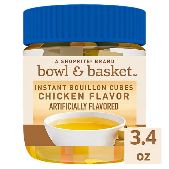 Bowl & Basket Instant Bouillon Cubes Chicken Flavor 3.4 oz