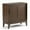 Walnut Brown, variant on Simpli Home Harper 30 inch Wide Solid Hardwood Mid-Century Modern Low Storage Cabinet in Black