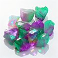 thumbnail image 3 of Purple and Green Decorative Stones with Iridescent Glass Finish, Assorted Sizes, for Fish Tank and Garden Landscaping, Aquarium Rocks Decoration, 3 of 3