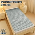 thumbnail image 2 of Snuze 30" x 54" Waterproof Stay-Dry Sleep Mat, Grey, 2 of 8