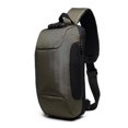 thumbnail image 1 of Bolso antirrobo para el pecho, bandolera impermeable con puerto de carga USB, 1 of 1