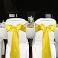 thumbnail image 2 of kjfeif Satin Chair Sashes Bows-Chair Ribbon Ties Back Sash for Wedding Party Events Banquet Chair Cover Decoration（6.69x108.35inch）, 2 of 6