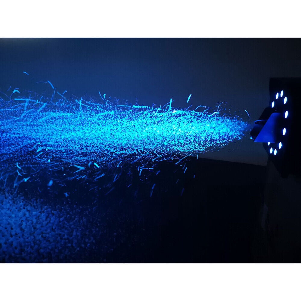 1500W Wireles Snow Machine with RGB LED Light+Remote DJ Snowflake Machine Party