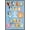 Barnwood Framed Version, variant on Bluey - Grid Wall Poster, 22.375" x 34"
