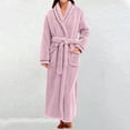 thumbnail image 6 of Gifts for Her Robe for Women Fuzzy Loungewear Oversized Hooded Women's Robes Bath Womens Bathrobe Light Violet, 6 of 9