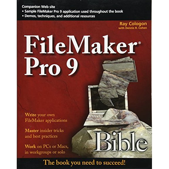 Pre-Owned FileMaker Pro 9 Bible (Paperback) 0470177438 9780470177433