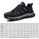 thumbnail image 2 of Zapatos de punta de acero zapatos de seguridad livianos sin deslizamiento de zapatillas resistentes resistentes a las zapatillas de deporte de seguridad para deportes al aire libre, 2 of 9
