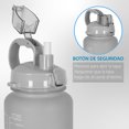thumbnail image 4 of Botella de agua Onof  BAP-2.2L 2.2 Litros Termo de agua Gris con Marcador de Tiempo, 4 of 6
