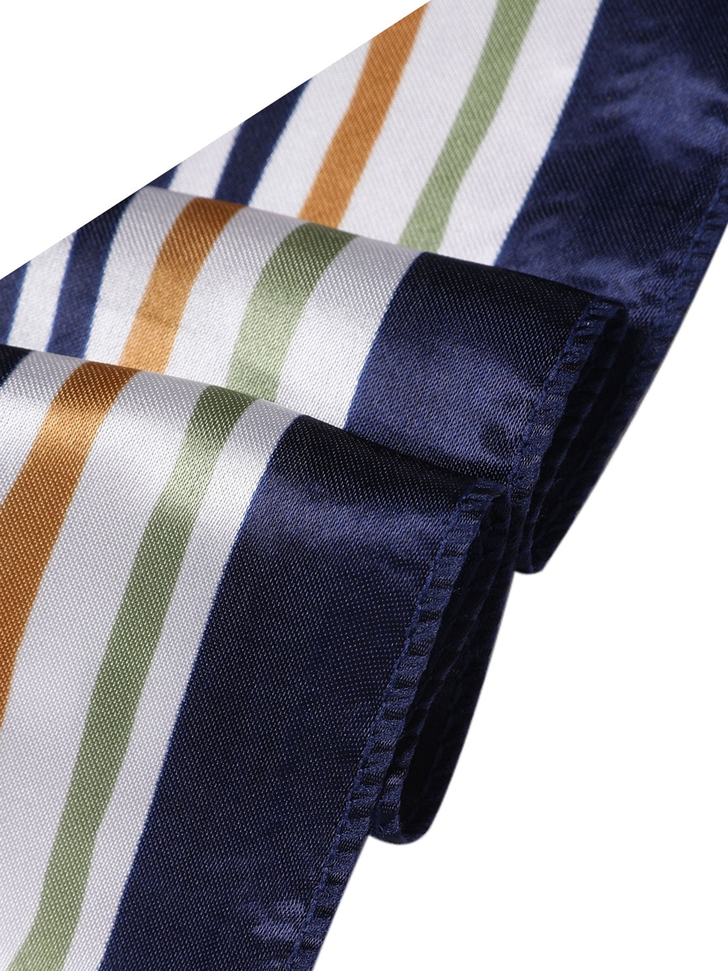 Unique Bargains Women Satin Print Square Scarves Kerchief Neck Scarves 20 x 20""