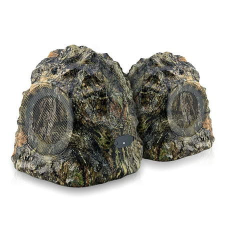 UPC: 0747705007889 | iHome iHRK-400MOBC-PR Rechargeable Bluetooth Outdoor Mossy Oak Break-up Country Camo Rock Speakers with TWS Linking – Pair