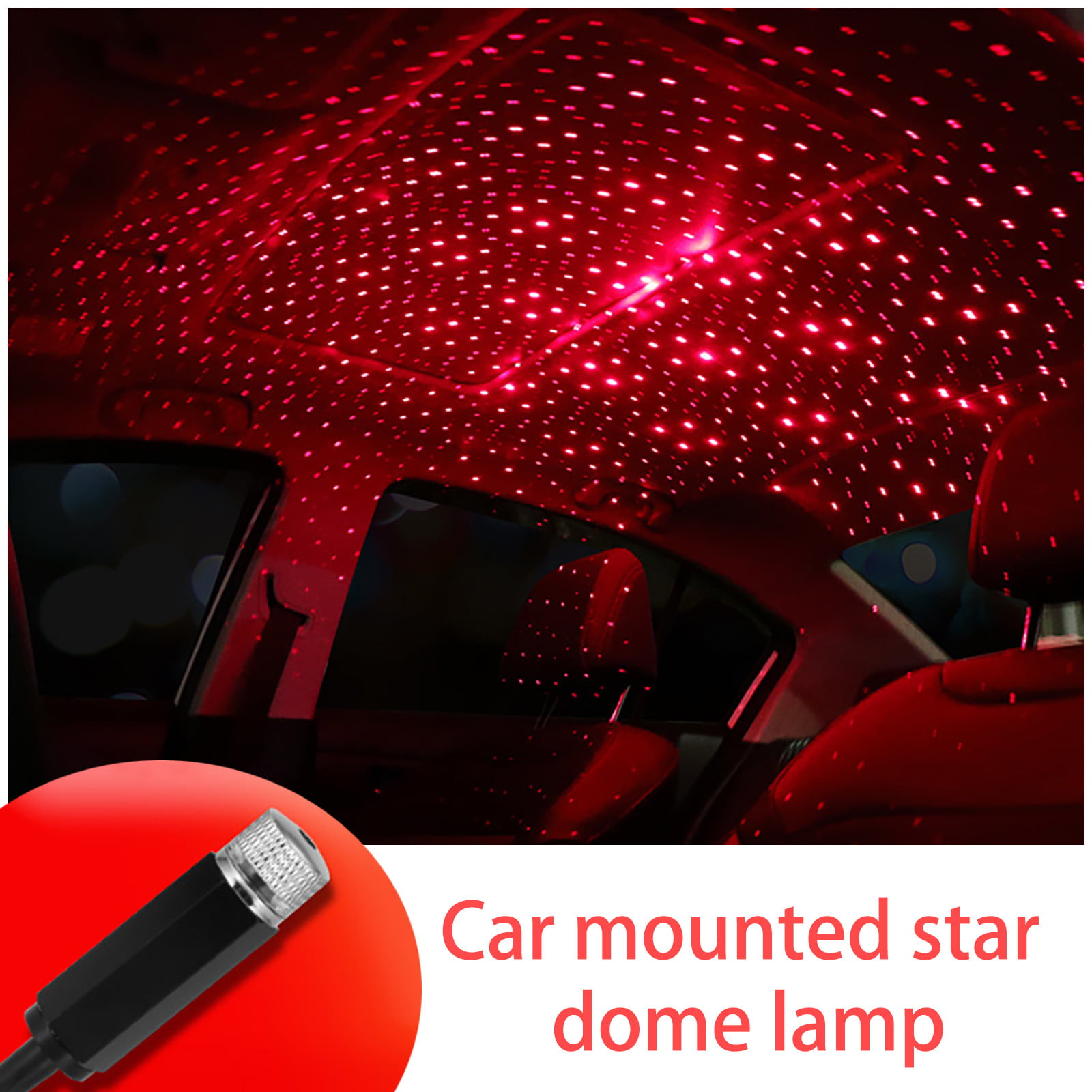 4 Type USB Atmosphere LED Star Light Car Interior Atmosphere Meteor Lamp Sky 