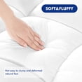 thumbnail image 4 of Extra Thick Mattress Topper Double/Full Size Winter Warm Mattress Pad Cover 800GSM 400 TC Breathable Pillow Top 8-21 Inch Elastic Deep Pocke, 4 of 7