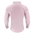 thumbnail image 4 of Betivan Men Printed Fashionable Casual Loose Button Placket Long Sleeve Stand-up Collar Blouse Shirt, 4 of 7