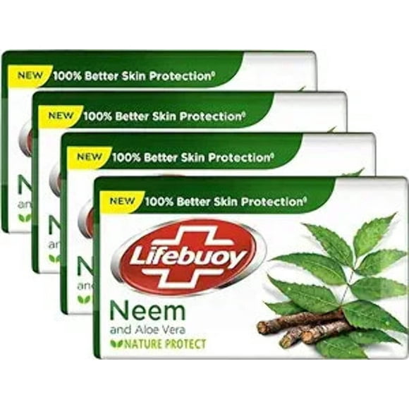Lifebuoy Neem Soap - 100 gms (Pack of 4)