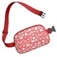 thumbnail image 3 of Red Christmas Deer and Gift Pattern Cute Fanny Packs for Women,Travel Waterproof Crossbody Fanny Bags Waist Purse for Women Anti Theft Adjustable Strap for Running Travel Cycling, 3 of 6