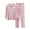 Pink, variant on SwiftWear Butterfly Bow Women's Pajama Set - Modal Cotton Blend Sleepwear & Loungewear Loose Fit Long Sleeve Top with Pants