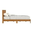thumbnail image 5 of GALANO Tiena Queen Platform Bed with Headboard – Amber Walnut, 5 of 7