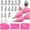 4Pcs Cake Decorating Tips Set Under $5 A173, variant on kkbbma under $5 Cake Decorating Tips Set, 15-Piece Cake Decorating Tip Set, Piping Nozzles Bags Cream Scraper Kit, Baking Tools Cupcake Frosting, Reusable Pastry Decorating Supplies