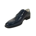 thumbnail image 4 of Men's Giovanni Shoes High Quality Leather Monk Strap Buckle AMATO Navy, 4 of 8
