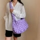 thumbnail image 1 of Bolso bandolera para mujer Bolso en la nube Gran capacidad Viaje Camping (Púrpura), 1 of 8