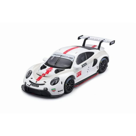 2019 Porsche 911 RSR, White - Bburago 18-38302 - 1/43 Scale Diecast Model Car