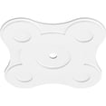 thumbnail image 2 of 26"OD x 2"ID x 9"C x 1"P Luna Architectural Grade PVC Contemporary Ceiling Medallion, 2 of 11