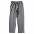 thumbnail image 5 of Yusimy Men's Solid Color 2-Piece Waffle Knit Athletic Set Stand-Up Collar Quarter-Zip Pocket Elastic Waist Drawstring Pants Casual, 5 of 9