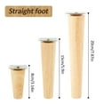 thumbnail image 5 of HOTBEST Wood Furniture Legs for Chair Table Sofa Closet Feet 4Pcs, 5 of 9
