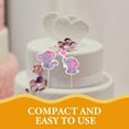 thumbnail image 6 of LYTMENT 36pcs Pink Elephant Cake Toppers: Baby Shower Cake Decorations Animal Cupcake Picks for Birthday Shower Party Supplies, 6 of 9