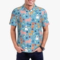 thumbnail image 1 of Saiise Cute Dog Print Mens Golf Shirt Moisture Wicking Quick-Dry Print Performance Polo Shirts for Men-X-Large, 1 of 6