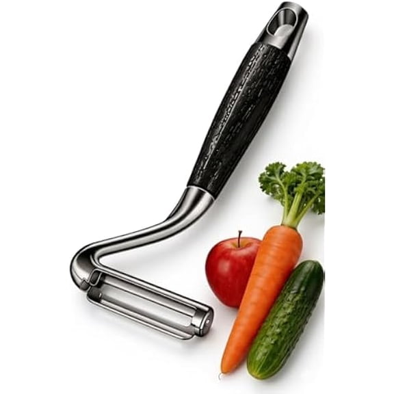 Vegetable Peeler,5 Years Warranty,Potato Peeler,Effortless Peeling,Kitchen Sharp Stainless Steel Blade Veggie Gadgets for Fruit Apple Carrot Pumpkin Pineapple SugarCane,Dishwasher reliable
