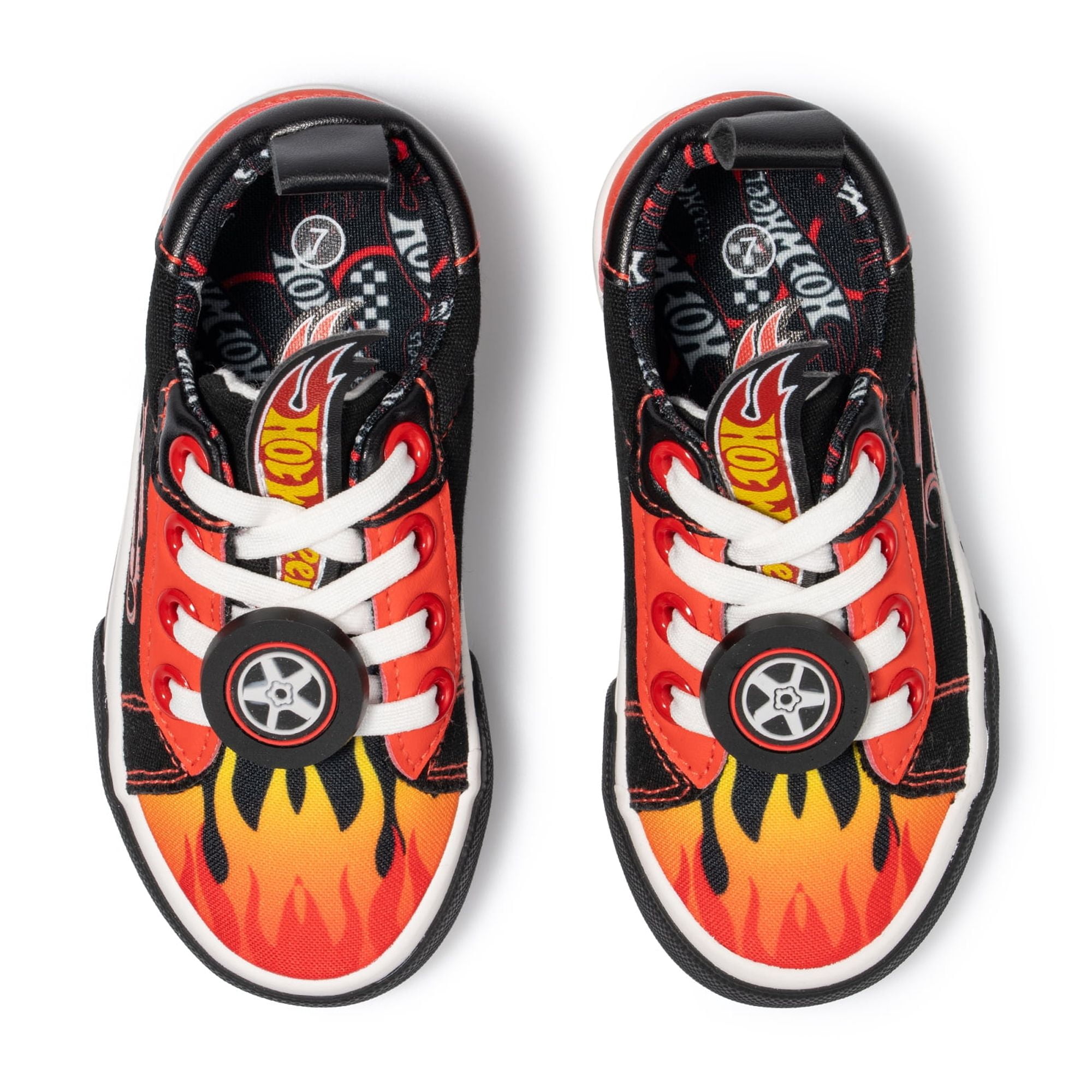 Hot Wheels Toddler Boy Flame Car Court Sneaker