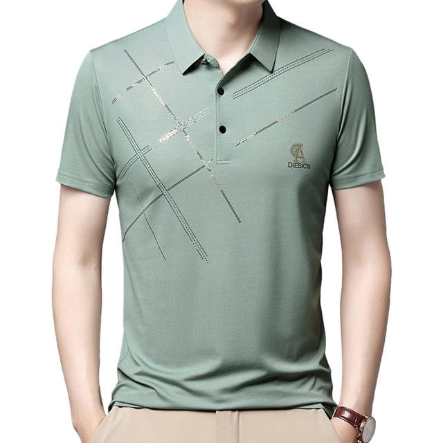 TISHITA T-Shirt Homme Léger de Marche Randonnée Séchage Rapide TG Vert