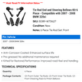 thumbnail image 2 of Tie Rod End and Steering Bellows Kit 6 Piece - Compatible with 2007 - 2008 BMW 328xi, 2 of 2