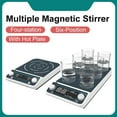 thumbnail image 3 of Multiple Magnetic Stirrer Hot Plate Digital Display Laboratory Stirrer Magnetic Mixer Heating Four-station Six-Position
--------
Wide Range of Uses, 3 of 7
