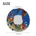 thumbnail image 6 of Easygdp Colorful Coral Reef Shower Caps for Women, Double Waterproof Layers Shower Cap, Quick Drying Bath Hair Cap Reusable, 6 of 9