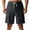 Black, variant on ITSAME Men's Performance Shorts, Flat Front Active Stretch Drawstring Casual Golf Shorts with Pockets Gray 3XL