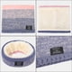 thumbnail image 5 of Bufanda de punto de lana para mujer, bufanda de terciopelo cálida de invierno para hombre, cuello personalizado con degradado grueso para pareja, 5 of 6