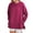 Burgundy, variant on SHINE UP Sweatshirt for Women Long Sleeve Crewneck Tops Oversized Casual Pullover Shirts with Side Zipper