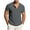 Dark Gray, variant on Summer Shirts for Men Henley Casual T Shirt Cotton Linen Short Sleeve Slim Fit Tops Lightweight Breathable Quick-Dry Outdoor Clothes