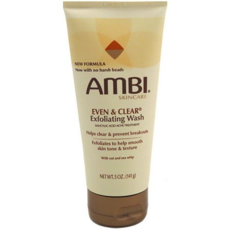 4 Pack - Ambi Even & Clear Exfoliating Wash 5 oz (Best Skin Exfoliating Products)