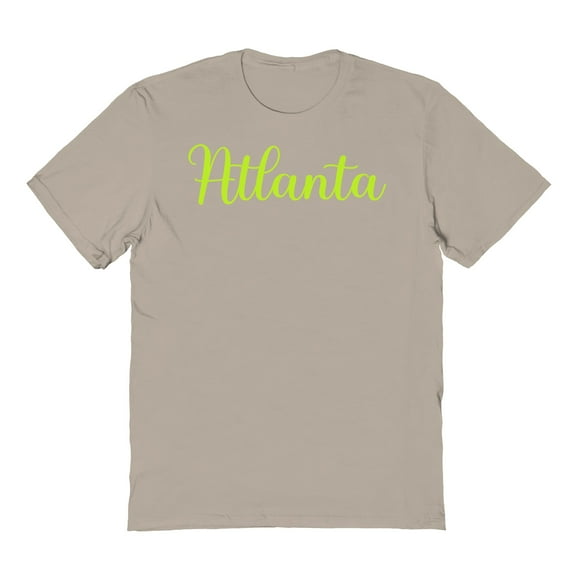 Atlanta Georgia Graphic Sand Men's Cotton T-Shirt