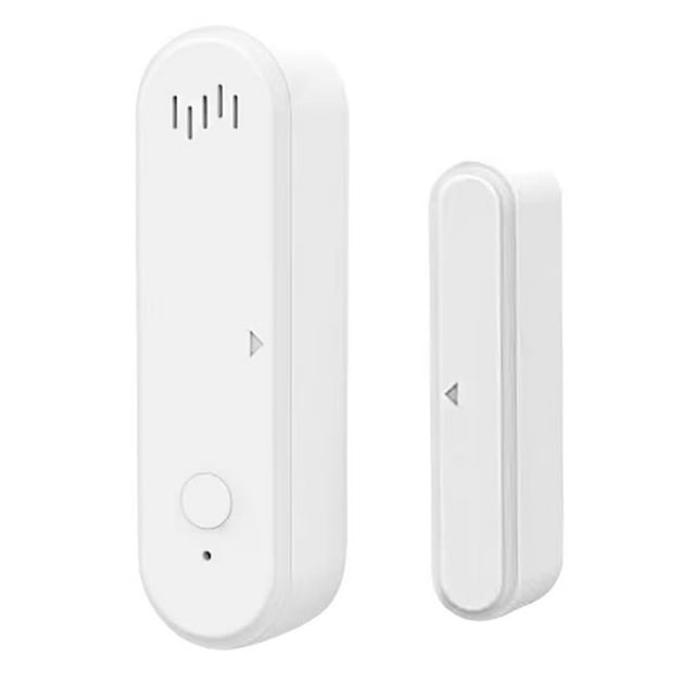 Sensor de puerta inteligente Tuya con WiFi, sensor de ventana con sonido de 80 dB, sensor de puerta con alarma de activación y desactivación por aplicación Smart Life