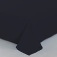 thumbnail image 3 of BedDecor 100% Egyptian Cotton 400 TC 3PC Navy Blue California King Size Flat Sheet Solid Pattern, 3 of 4