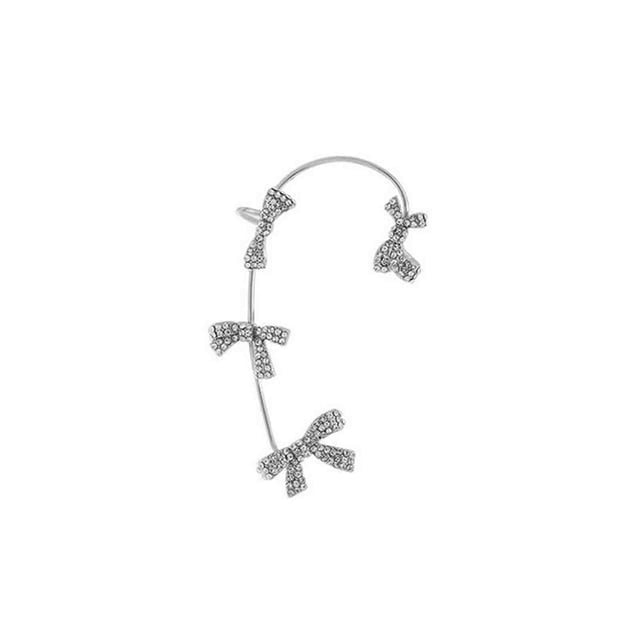 Heliisoer Boucles d'Oreilles Papillon en Diamant pour Femmes 1 Pce